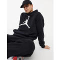 Nike Men's Jordan Jumpman Logo Fleece Pullover Hoodie Black (STD FIT) CQ7752 010 Size Large