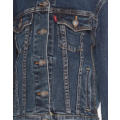 LEVI'S GIRLS DENIM TRUCKER JACKET BLUE 6347- D4D - Size 4-5 Year's