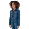 LEVI'S GIRLS DENIM TRUCKER JACKET BLUE 6347- D4D - Size 4-5 Year's