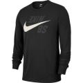 Nike Men's SB Backwards Black Long Sleeve T-Shirt CI7572 010 Size Medium