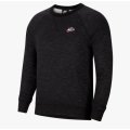 NIKE Men's Heritage Crew Warm  (STD FIT)Sweatshirt Black/Grey CN9681 011 Size Large