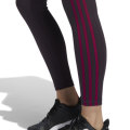 adidas Women's BELIEVE THIS 2.0 3-STRIPES 7/8 TIGHTS Noble Purple/ Power Berry GC7786 Size Large