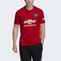 adidas Men's MANCHESTER UNITED HOME JERSEY Real Red ED7386 Size Medium