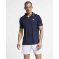NIKE Men's Court Dri FIT Polo Short Sleeves Tee Navy Blue (STD FIT) 939137 452 Size XL