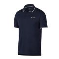 NIKE Men's Court Dri FIT Polo Short Sleeves Tee Navy Blue (STD FIT) 939137 452 Size XL