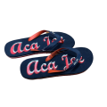 ACA JOE Men's Printed Slip Slops Blue /Red/ White Size UK 9 (SA 9)