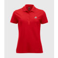 adidas Women's Polo Tee Shirt Scarlet Red EV6130 Size Medium