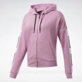 Reebok Women's Training Essentials Linear Logo Hoodie Jasmine Pink FK6706 Size Medium