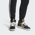adidas Men's TOP TEN HI Core Black/ Gold Metal/ White FV4231 Size UK 8 (SA 8)