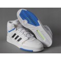 adidas Men's DROP STEP Footwear White/ Metal Grey/ Glow Blue EF7137 Size UK 9 (SA 9)