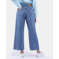 Levi`s® RIBCAGE PLEATED CROPPED JEANS Blue Size 31 x 27