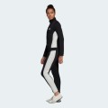 adidas Women`s TEAM SPORTS 2 PIECE TRACK SUIT Black FI6696 Size Medium