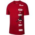 Nike Men`s Jordan JSW Tee HBR Vertical JORDAN Gym Red DA9622 687 Size Large