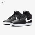 Nike Men`s Court Vision Mid Black/ White CD5466 001 Size UK 11 (SA 11)