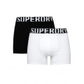 Superdry Men`s Superdry Two organic cotton boxer briefs Size XL