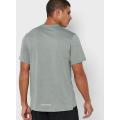 NIKE Men`s Dri-FIT Miler Jacquard Graphic T-Shirt Green AJ7571 351  Size XL