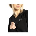 Nike Women`s Sportswear Essential Hoodie Full Zip Fleece Black DR6169 010 Size Medium