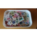 Lots of fair value stamps in ice cream tub.