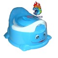 Small Smiley face design Potty trainer for toddlers with Lid, Random colours