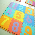 10 Piece set children mini EVA Foam Numbers / Letters / Fruit Veg Floor Soft Baby Mat 3d puzzle Kids