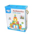 Mathematics Wooden Blocks , 50 Piece blocks, with Shape Holes on top