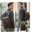LOCAL STOCK *** Genuine Leather  for BUSINESS *** Laptop Bag Backpack For Man