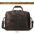 **BARGAIN + LOCAL** Genuine Leather Briefcase Crazy Horse Leather 15.6 " Laptop Briefcase For men