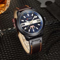 *** GENIUNE *** CURREN Leather Men Casual Quartz Wrist Watches +CALENDAR