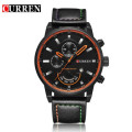 Curren CW-8217 Quartz Watch Men 2017 Top Brand Luxury Leather Mens