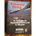 Signed copy. VISCOUNT DOWN. Rhodesian Viscount disasters