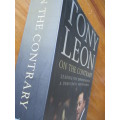 Signed copy. TONY LEON - ON THE CONTRARY