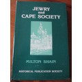 JEWRY and CAPE SOCIETY  MILTON SHAIN