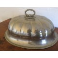 LARGE SILVER PLATED MEAT COVER