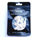 Vermil V-Nocks for Carbon Arrows - White 12 Pack