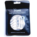 Vermil Y-Nocks for Carbon Arrows - White 12 Pack