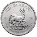 1oz (One Ounce) 2020 Bullion Silver Krugerrand coin