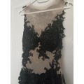 Black sequins matric dress