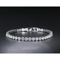 .25ct x 41 CZ Brilliant Cut Tennis Bracelet 19cm