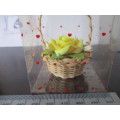 Magnifisesense Gift- Soap Yellow Rose in Basket Box