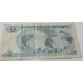 $ 2 RESERVE BANK OF ZIMBABWE TWO DOLLARS x 2