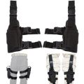 Left and Right Hand Adjustable Universal Waterproof Pistol/Stock Fixed Leg Thigh Holster Pocket Hold