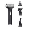 4 in 1 Rechargeable Shaver Beard Eyebrow Ear Nose Hair Sideburn Trimmer Painless