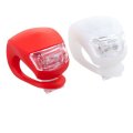 2-piece set of LED cycling lights silicone front and rear lights safety cycling lights mobile jogg
