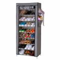 Vertical Shoe Cabinet Home Storage Shoe Organizer Fabric Shoe Rack with Non-Woven Dust Cover