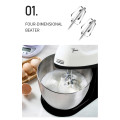 Hand mixer 7 speed household bread dough kneading mixer food mixer with bowl