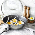 2pcs Fried Eggs Cooking Mold Egg Ring With Handle Mold Nonstick Heat Resistant
