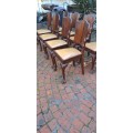 Imbuia Ball and Claw Dining Chairs