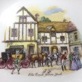 1950s 8" Collectors Plate - Old Coach House York by Tuscan - Fine Bone China