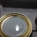 2 x Royal Worcester Porcelain Side Plates - White & Gold