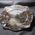 Antique 12` Serving Platter - Olde English Countryside by Johnson Brothers - Collectable